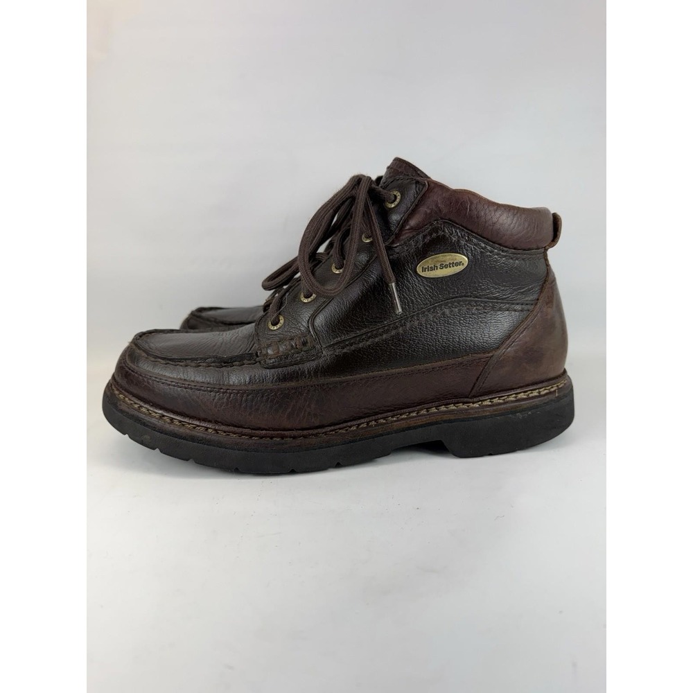 Irish Setter Chukka Boots Moc 8.5 Brown Leather Gorpcore Workwear Rugged Outdoor